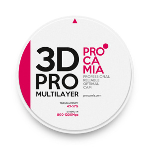 Диск Zr02 98 Multi 3D PRO BL2, Procamia