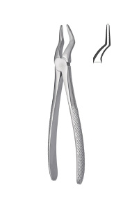 Щипцы для удаления корней зубов верхней челюсти, №51 S-образные, Hilbro