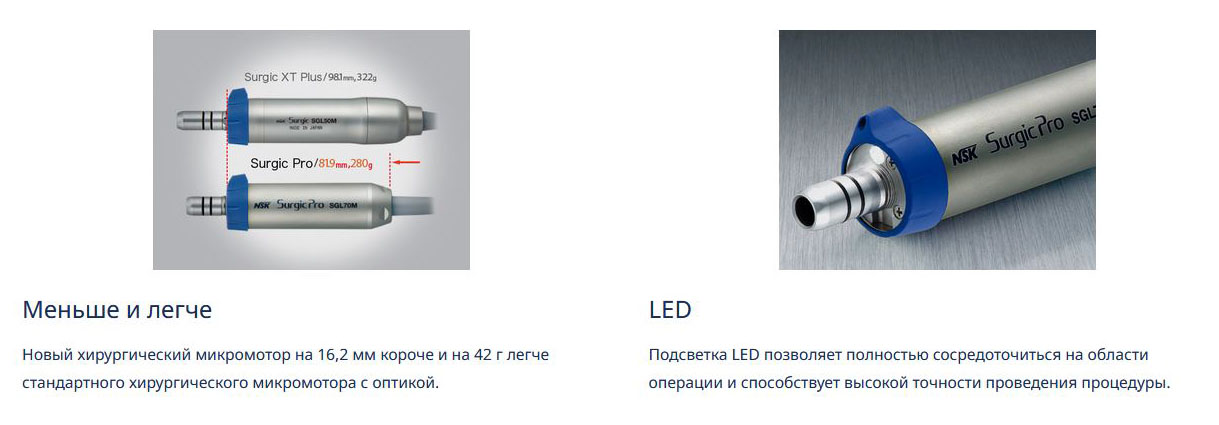 Физиодиспенсер NSK Surgic Pro