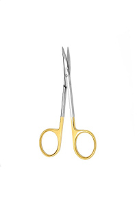 Ножницы вертикально-изогнутые, ТС, 11,3 см, Hilbro