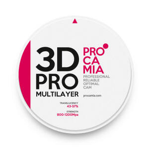 Диск Zr02 98 Multi 3D PRO A1, Procamia