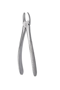 Щипцы для удаления клыков и премоляров верхней челюсти, №7 изогнутые сходящиеся, Hilbro