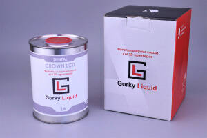 Смола фотополимерная Dental Crown A2 LCD/DLP 1кг (времен.), Gorky Liquid