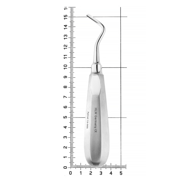 Элеватор Apical 3 мм изогнутый влево, 13-303, HLW