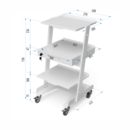 Столик приборный СПП 1.1 М, Аверон