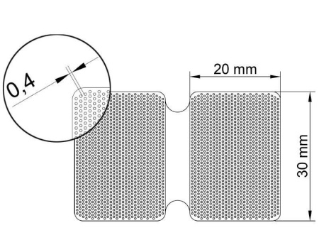 Сетка титановая 20х30х0,1
